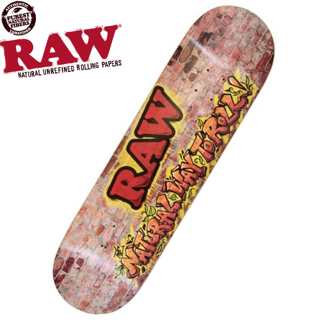 Skateboard Deck, RAW®, Bricks & Classic, Rückansicht